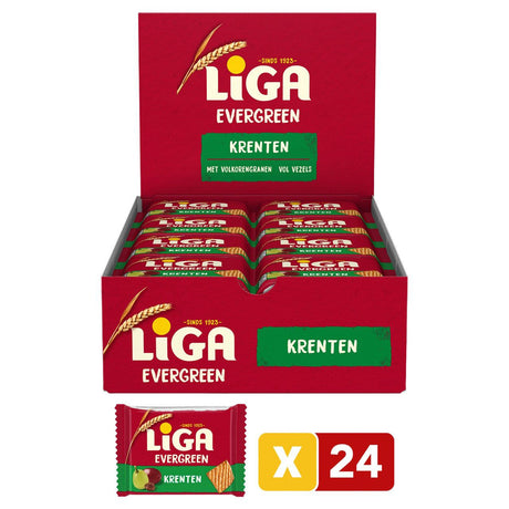Liga Cereals Biscuit Currants 24x38G - Worldwide Delivery - Order Online