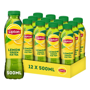 Lipton Ice Tea Green Lemon 12x500Ml - Worldwide Delivery - Order Online