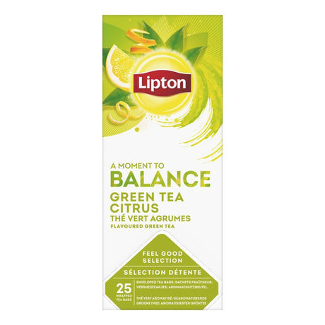 Lipton Green Tea Citrus 25-Pack - Worldwide Delivery - Order Online