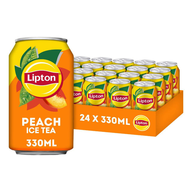 Lipton Peach 24x330ml - Worldwide Delivery - Order Online