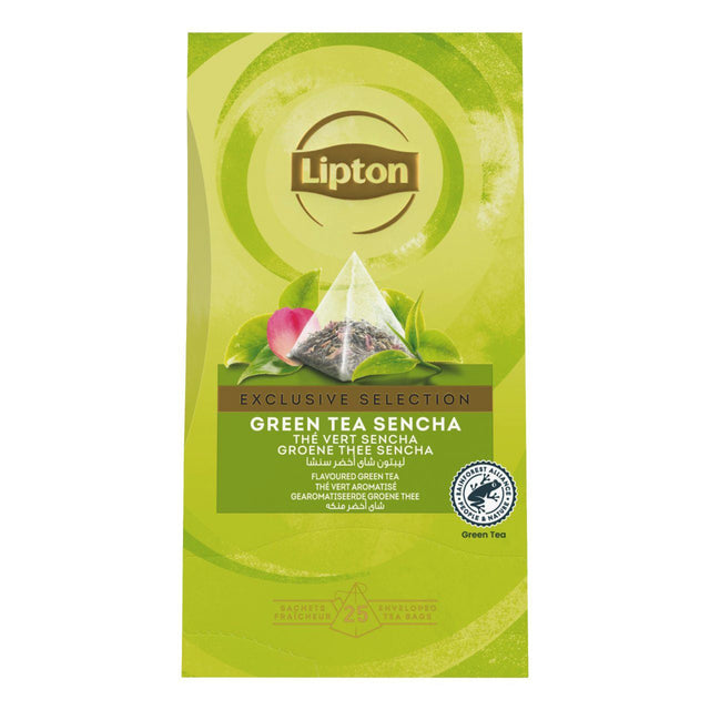 Lipton Green Tea Sencha 25-Pack - Worldwide Delivery - Order Online