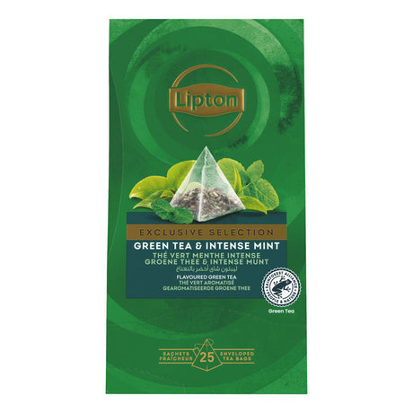 Lipton Green Tea Intense Coin 25-Pack - Worldwide Delivery - Order Online