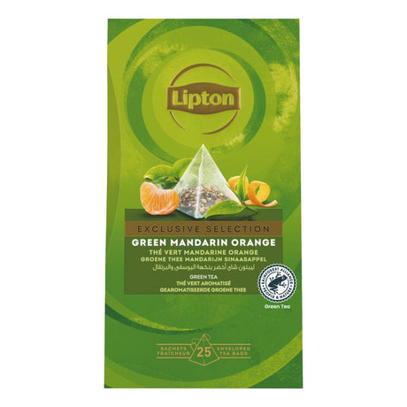 Lipton Green Tea Mandarin Orange 25-Pack - Worldwide Delivery - Order Online