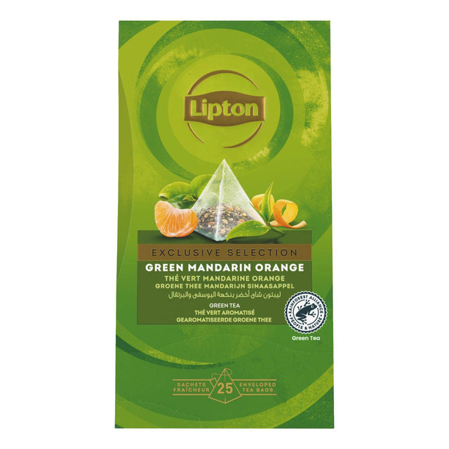 Lipton Green Tea Mandarin Orange 25-Pack - Worldwide Delivery - Order Online
