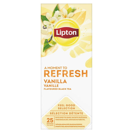 Lipton Black Tea Vanilla 25-Pack - Worldwide Delivery - Order Online