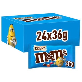 M&M's Crispy Puffed Rice Filling 24x36G - Worldwide Delivery - Order Online