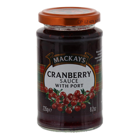 Mackays Cranberry Sauce With Port - Worldwide Delivery - Order Online