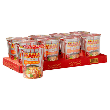 Mama Instant Cup Noodles Shrimp Tom Yum 8x70G - Worldwide Delivery - Order Online