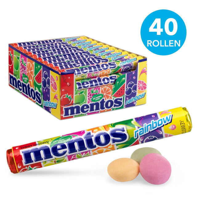 Mentos Rainbow Single 40-Pack - Worldwide Delivery - Order Online