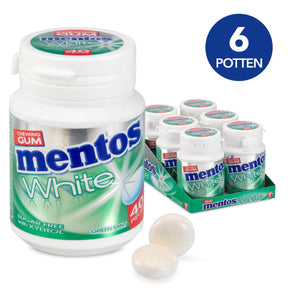 Mentos Green Mint White 6x60G - Worldwide Delivery - Order Online