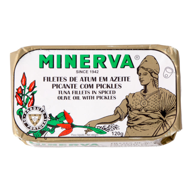 Minerva Tuna With Vegetables In Spicy Olive Oil, 120g