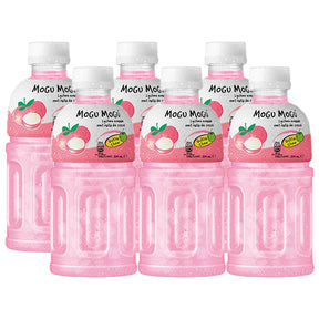 Mogu Mogu Lychee Flavoured Drink 6x320ml - Worldwide Delivery - Order Online