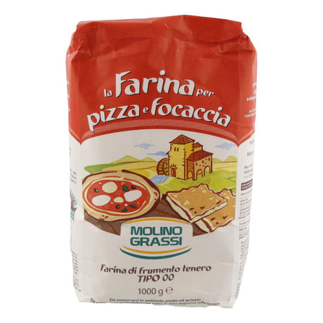 Molino Grassi La Farina Per Pizza e Focaccia Tipo 00 - Worldwide Delivery - Order Online