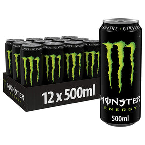 Monster Energy Drink Green 12x500ml - Worldwide Delivery - Order Online