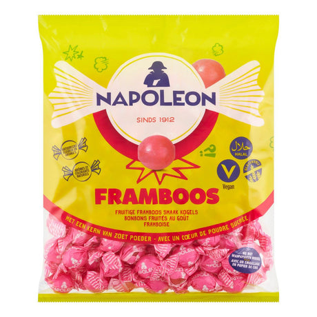 Napoleon Raspberry Bullets, Vegetarian-Vegan-Gluten-Free-Lactose-Free - Worldwide Delivery - Order Online