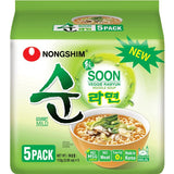 Nongshim Veggie Noodle Soup 5 × 112g