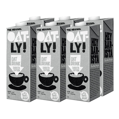 Oatly Barista Oats 6x1L - Worldwide Delivery - Order Online