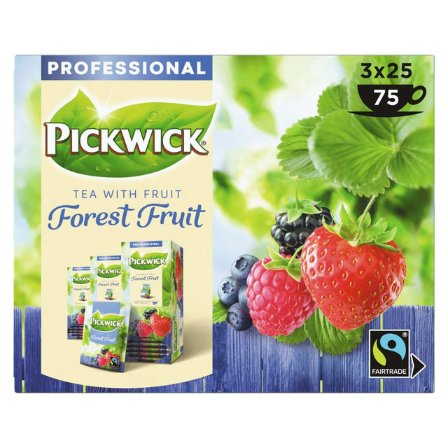 Pickwick Professional Forest Fruits Fair Trade Herbal tea, 75 × 1.5g
