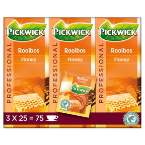 Pickwick Professional Rooibos Honey 75-Pack - Worldwide Delivery - Order Online