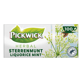 Pickwick Tea Bags Starmint With Envelope 100 Pack - Worldwide Delivery - Order Online