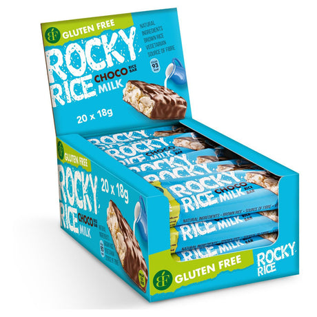 Rocky Rice Bar Milk, Gluten Free 20x18G - Worldwide Delivery - Order Online