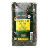 Sabarot Green Le Puy Lentils - Worldwide Delivery - Order Online