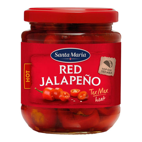 Santa Maria Red Jalapeño In Slices - Worldwide Delivery - Order Online