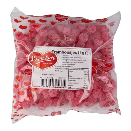 Schuttelaar Raspberry Hard Sweets, 1kg