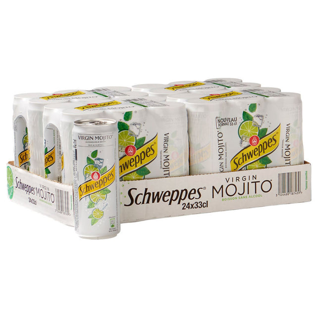 Schweppes Virgin Mojito 24x330ml - Worldwide Delivery - Order Online