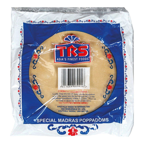 Trs Pappadums Sheets Natural 16x12.5G - Worldwide Delivery - Order Online