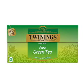 Twinings Green Tea Pure Green 25-Pack - Worldwide Delivery - Order Online