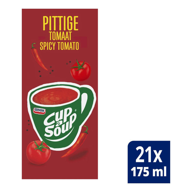 Unox Cup-A-Soup Spicy Tomato 21-Pack - Worldwide Delivery - Order Online