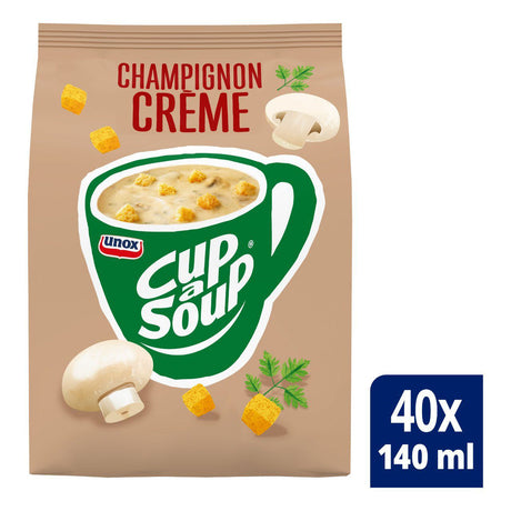 Unox Cup-A-Soup Machine Bag Mushroom Cream, 576g