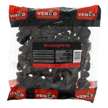 Venco Honeydrop Liquorice, 1kg