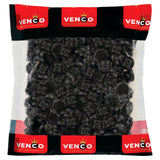 Venco Double Salty Rounds Liquorice, 1kg