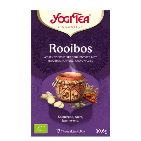 Yogi Tea Rooibosthee Organic 17-Pack - Worldwide Delivery - Order Online