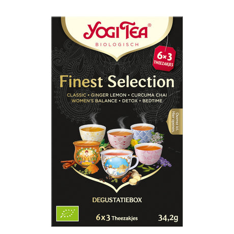 Yogi Tea Tea Finest Selection 9-Pack - Worldwide Delivery - Order Online