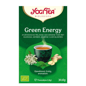 Yogi Tea Green Energy Tea, Bio 17-Pack - Worldwide Delivery - Order Online