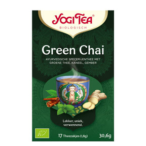 Yogi Tea Green Chai Tea, Bio 17-Pack - Worldwide Delivery - Order Online