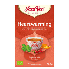 Yogi Tea Organic Green Tea Heartwarming 17-Pack - Worldwide Delivery - Order Online
