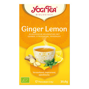 Yogi Tea Tea Ginger-Lemon, Bio 17-Pack - Worldwide Delivery - Order Online