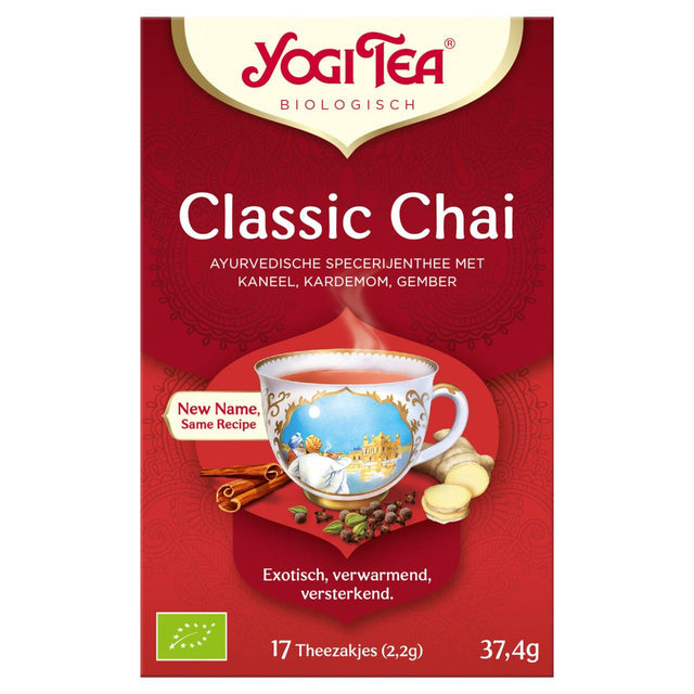 Yogi Tea Classic Cinnamon Spice Tea, Bio 17-Pack - Worldwide Delivery - Order Online