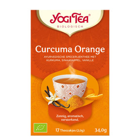 Yogi Tea Organic Herbal Tea Tumeric Orange 17-Pack - Worldwide Delivery - Order Online