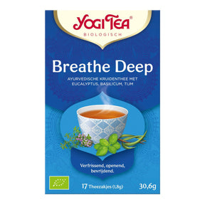 Yogi Tea Organic Herbal Tea Breathe Deep 17-Pack - Worldwide Delivery - Order Online