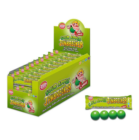 Zed Candy Chewing Gum Sour 40 Pack - Worldwide Delivery - Order Online