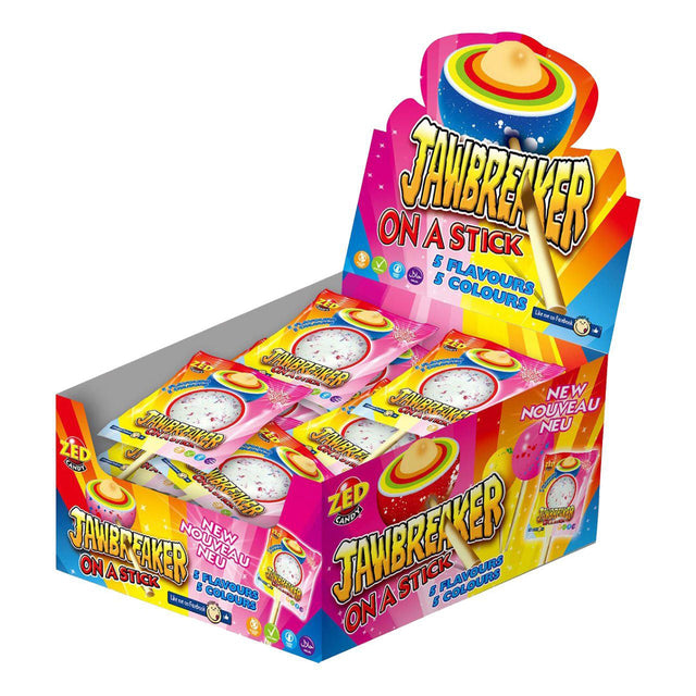Zed Candy Chewing Gum On A Stick 15-Pack - Worldwide Delivery - Order Online