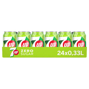 7UP Zero Soft drink 24 × 330ml