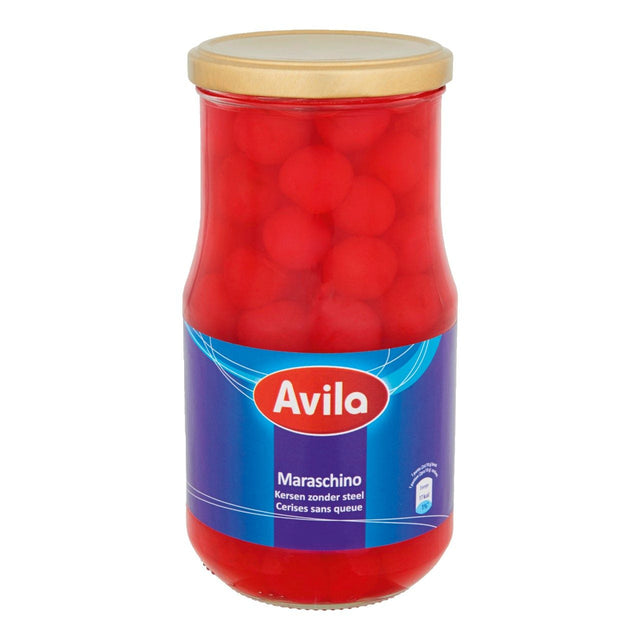 Avila Cocktail Cherries without steel Fruit filling 950g