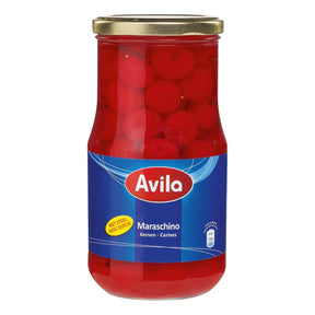 Avila Cocktail Cherries with steel Fruit filling 950g