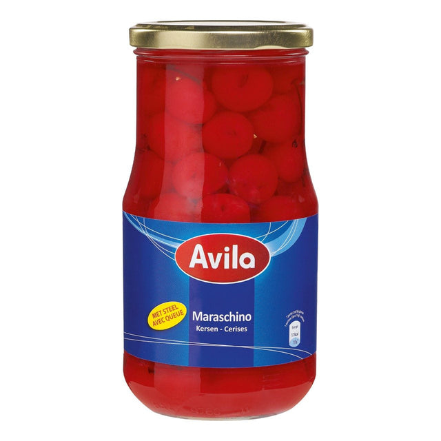 Avila Cocktail Cherries with steel Fruit filling 950g